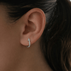 Bohomoon Stainless Steel Victoria Hoop Earrings