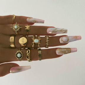 BohoMoon Stainless Steel Vine Ring