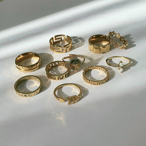 BohoMoon Stainless Steel Vine Ring