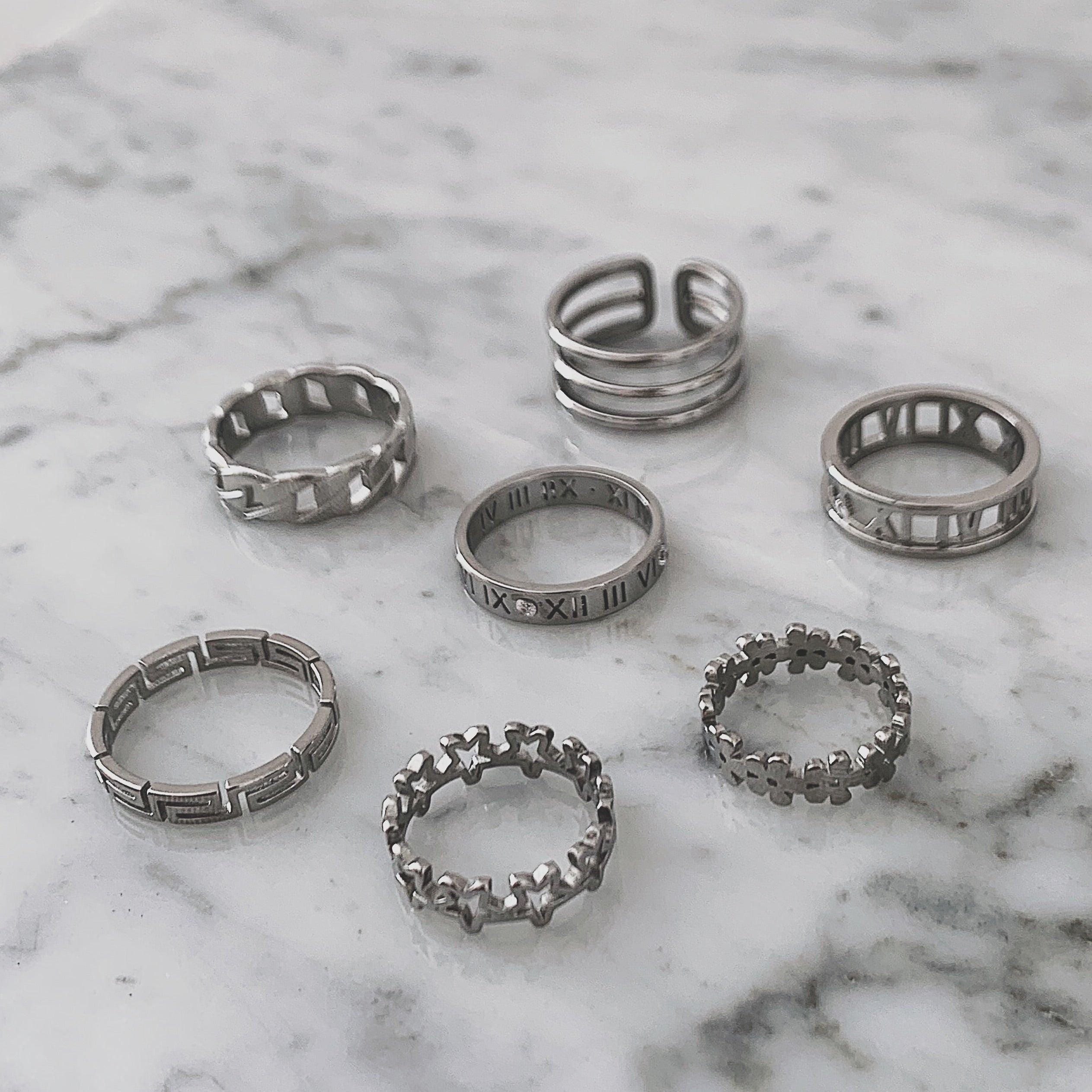 BohoMoon Stainless Steel Vine Ring