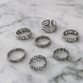 BohoMoon Stainless Steel Vine Ring