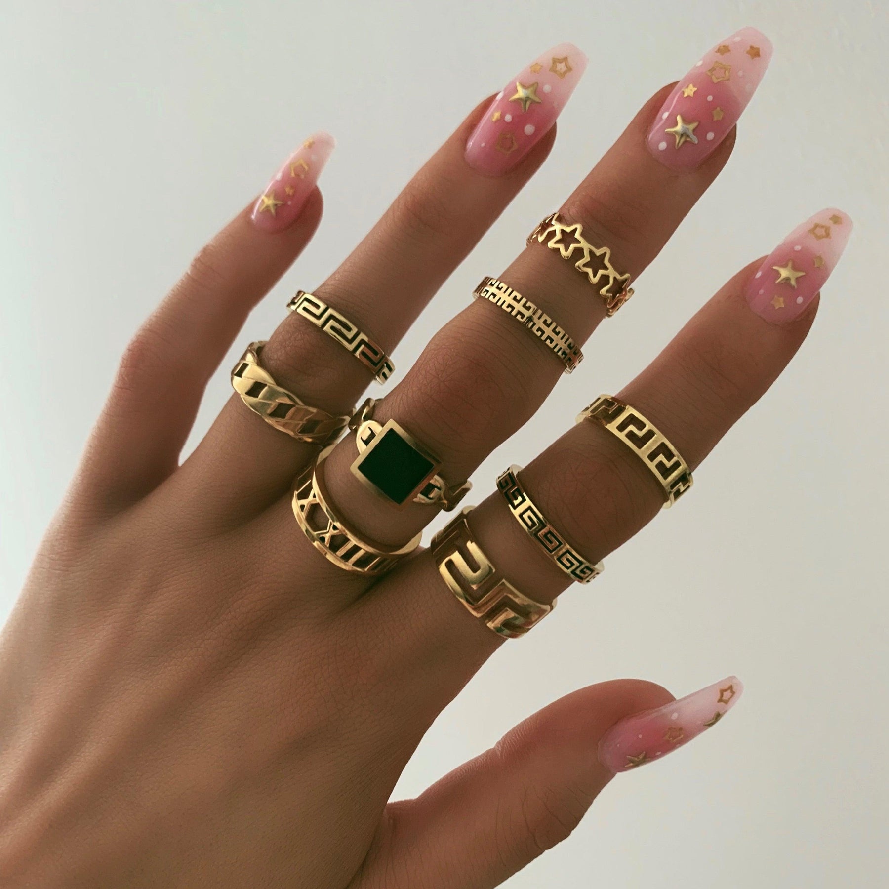 BohoMoon Stainless Steel Vine Ring