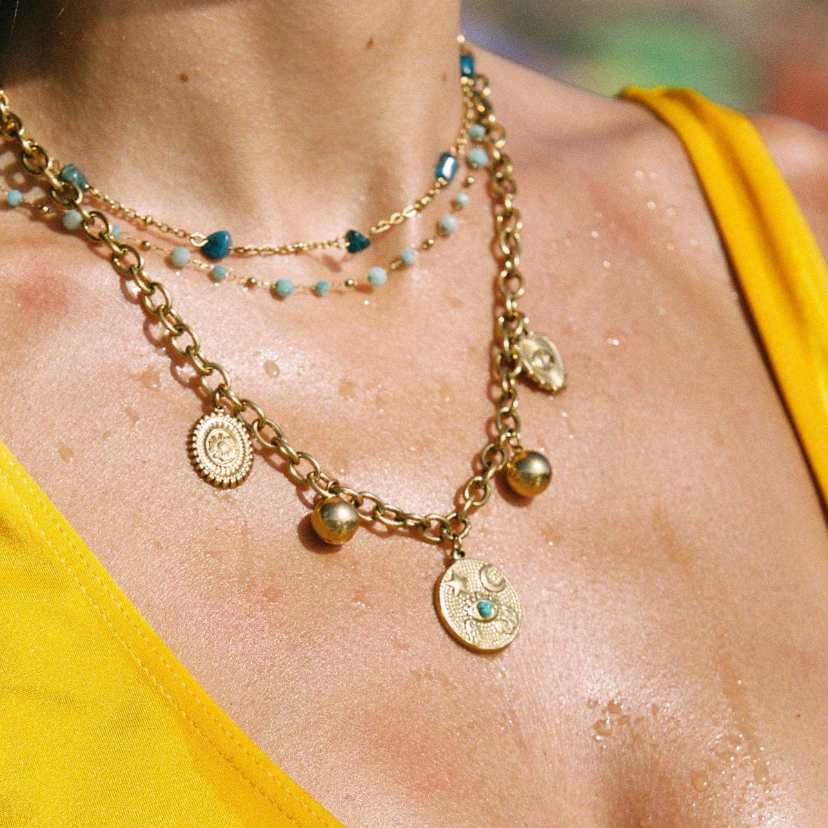 Bohomoon Stainless Steel Vision Charm Necklace