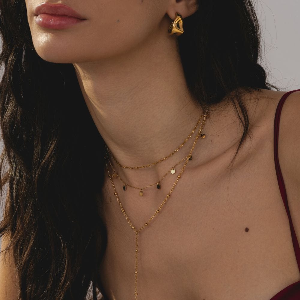 Bohomoon Stainless Steel Waterwave Chain