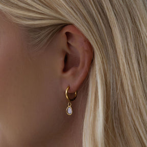 BOHOMOON Stainless Steel Whisper Hoop Earrings Gold