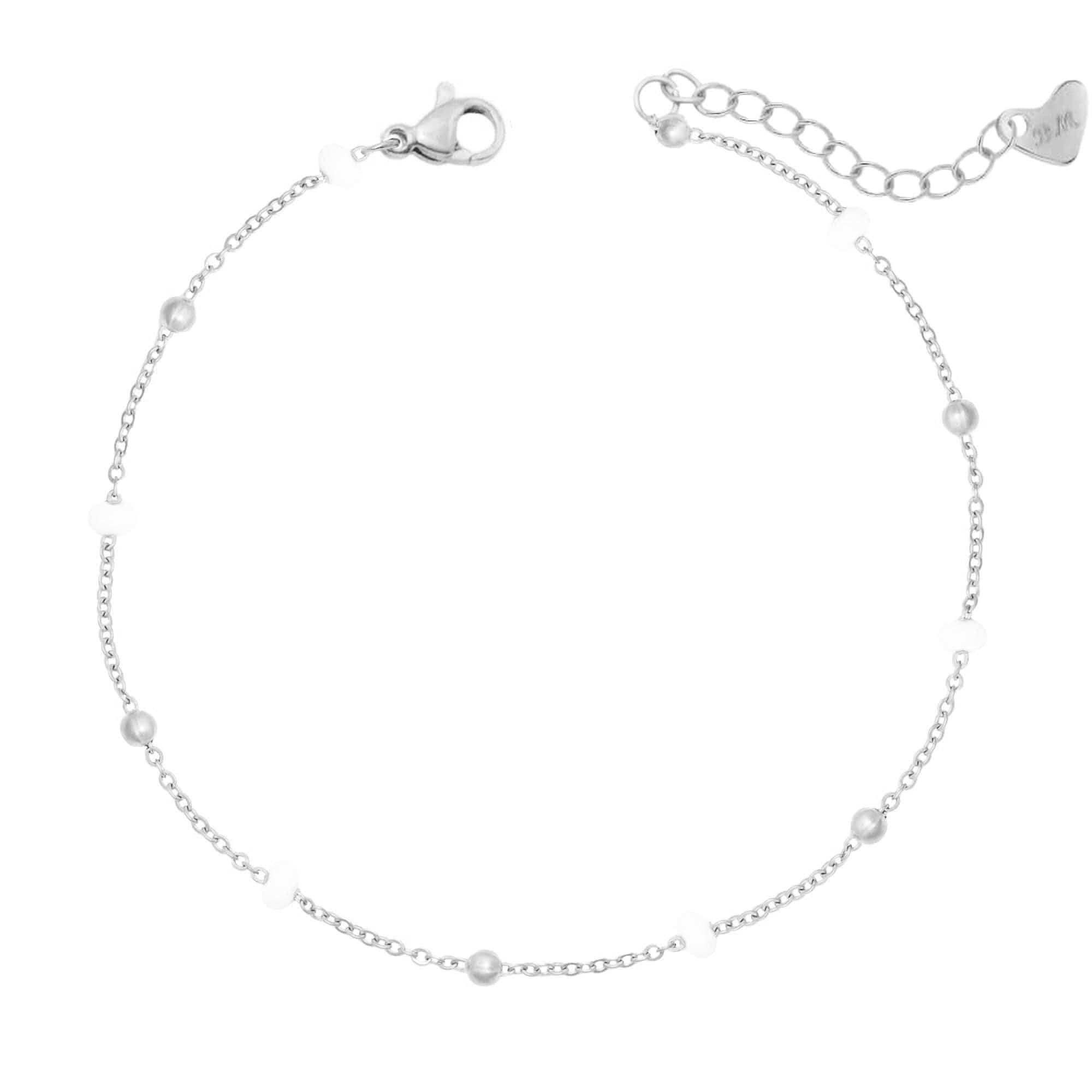 Bohomoon Stainless Steel White Sands Anklet