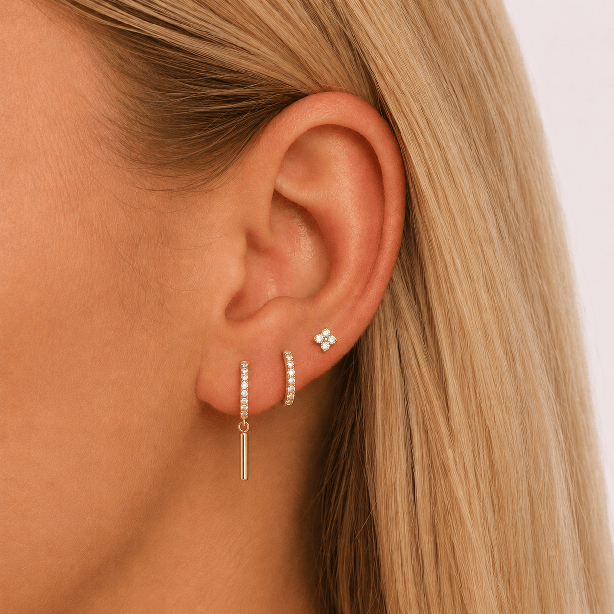 Bohomoon Stainless Steel Whitney Earring Set