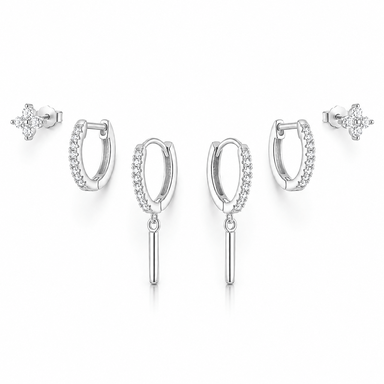 Bohomoon Stainless Steel Whitney Earring Set