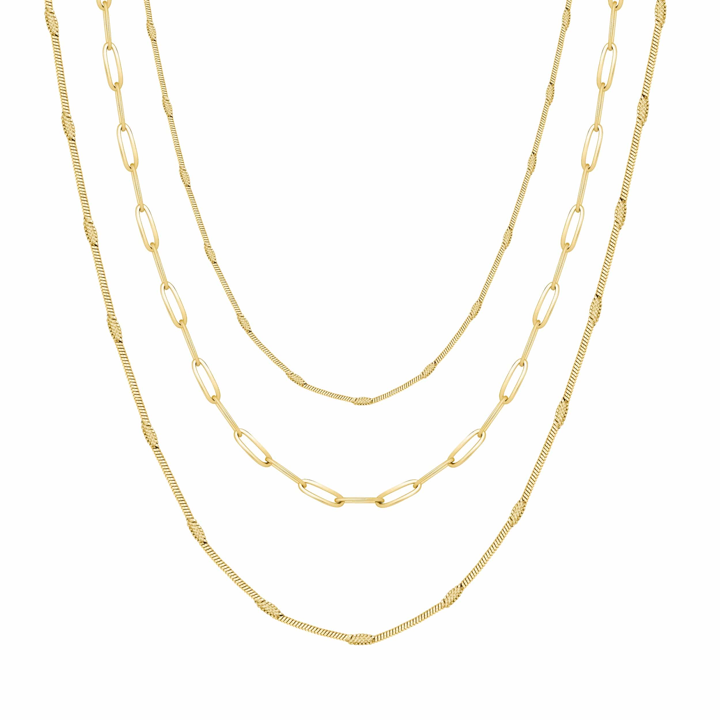 Bohomoon Stainless Steel Wilde Layered Necklace