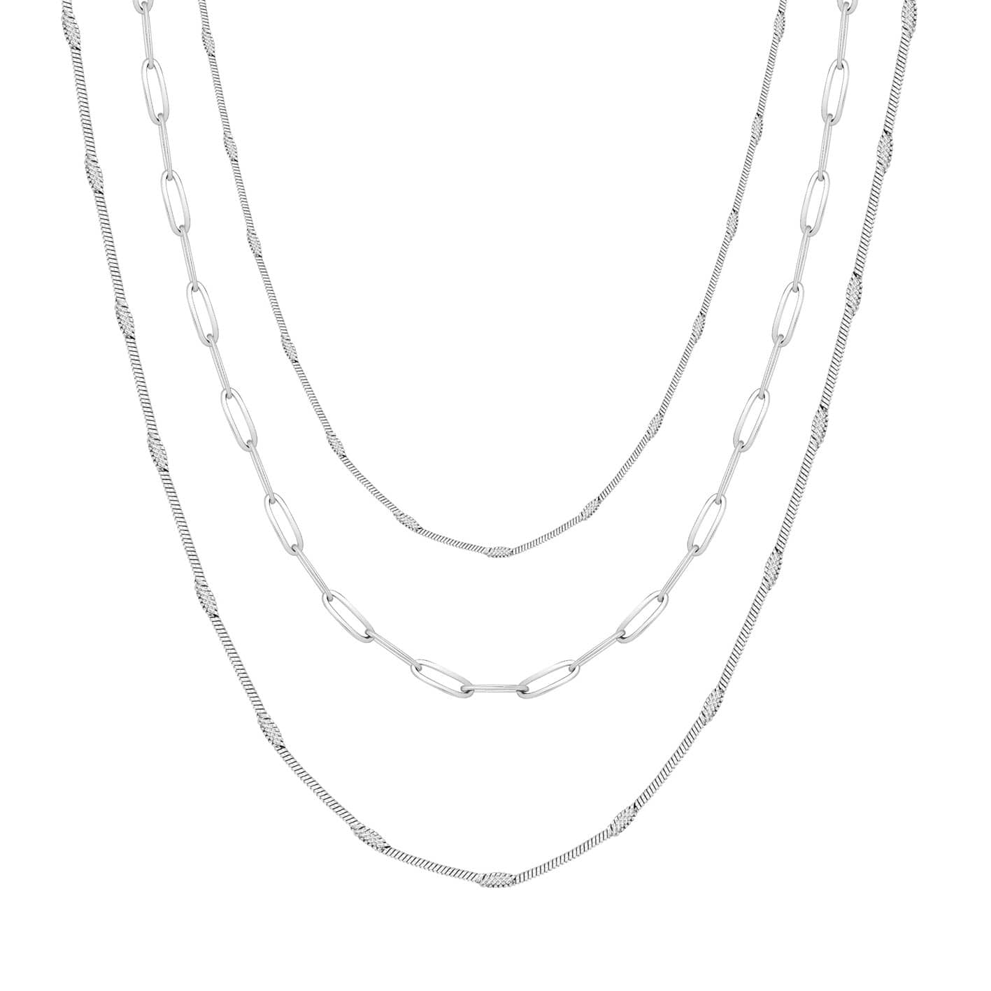 Bohomoon Stainless Steel Wilde Layered Necklace