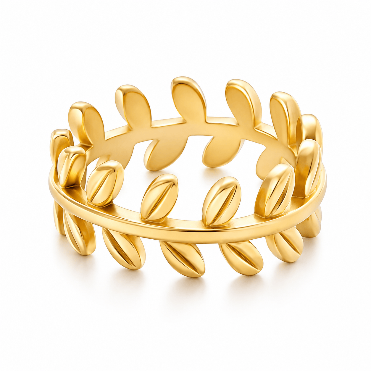 Bohomoon Stainless Steel Willow Ring