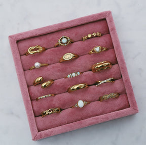 BohoMoon Stainless Steel Winona Ring Gold / Adjustable
