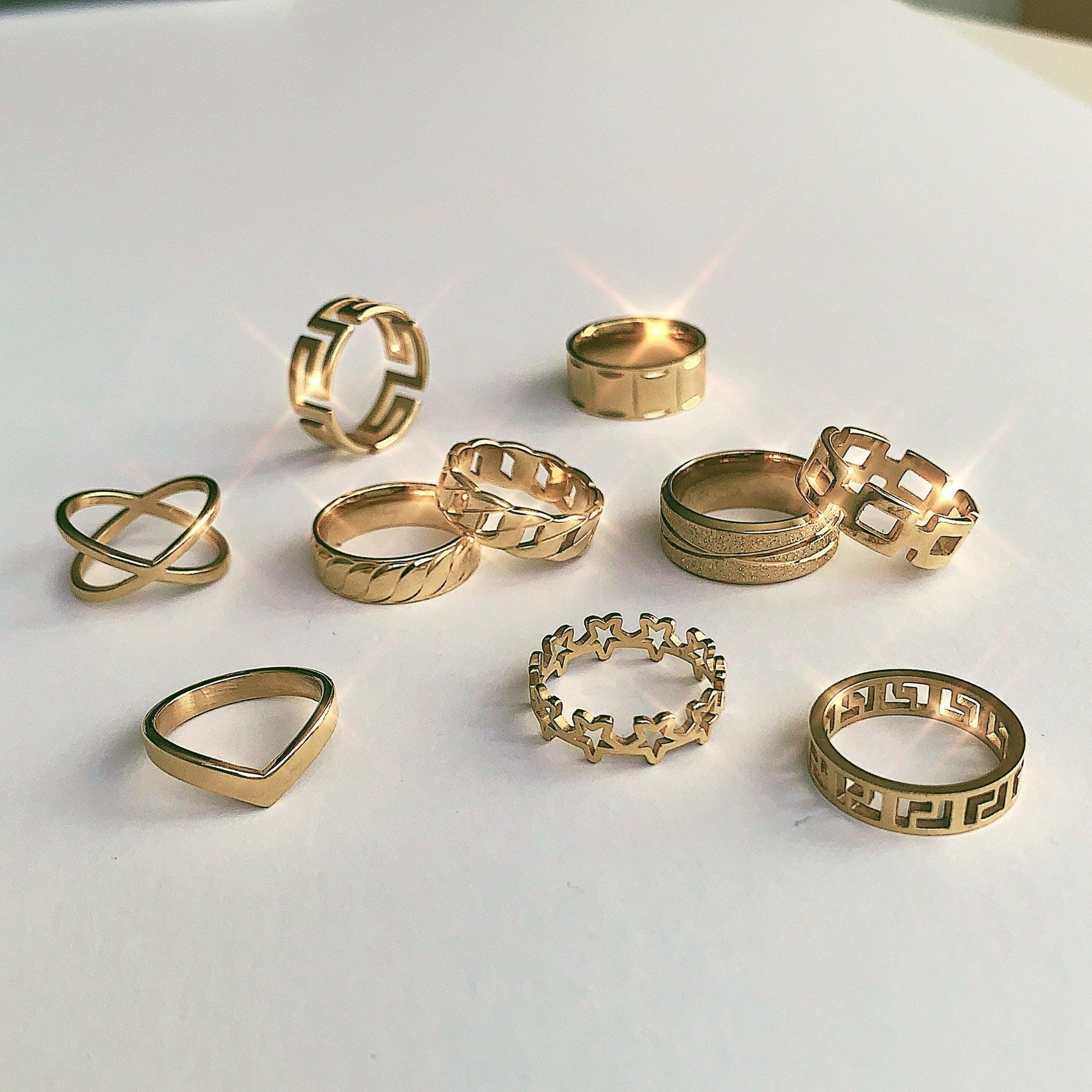 BohoMoon Stainless Steel Wish Ring
