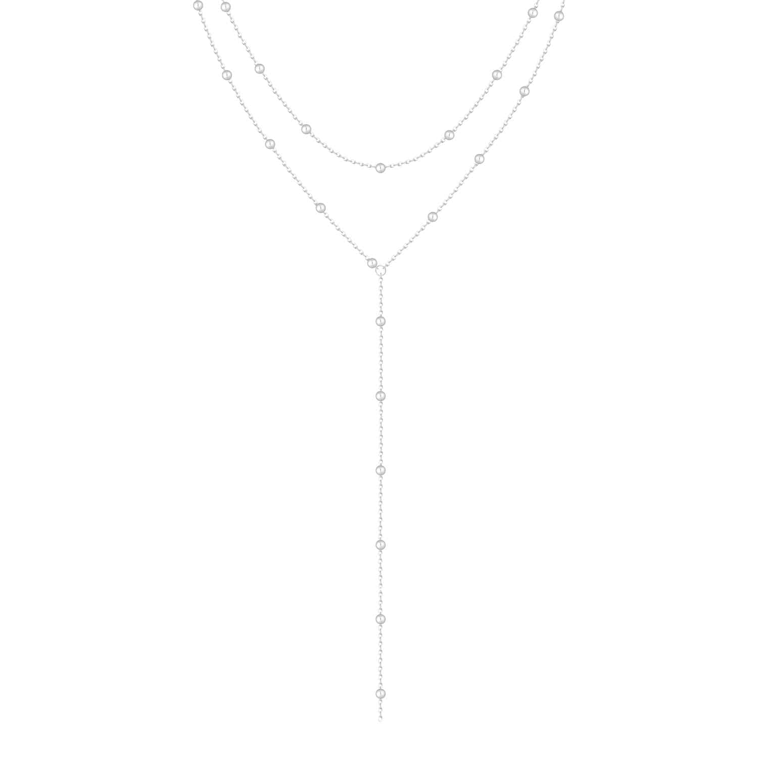 Bohomoon Stainless Steel Wren Layered Lariat Necklace