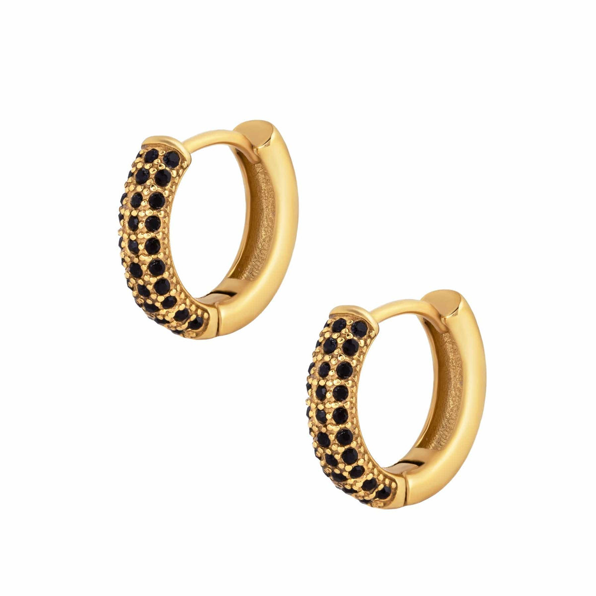 BohoMoon Stainless Steel Yasmine Hoop Earrings Gold