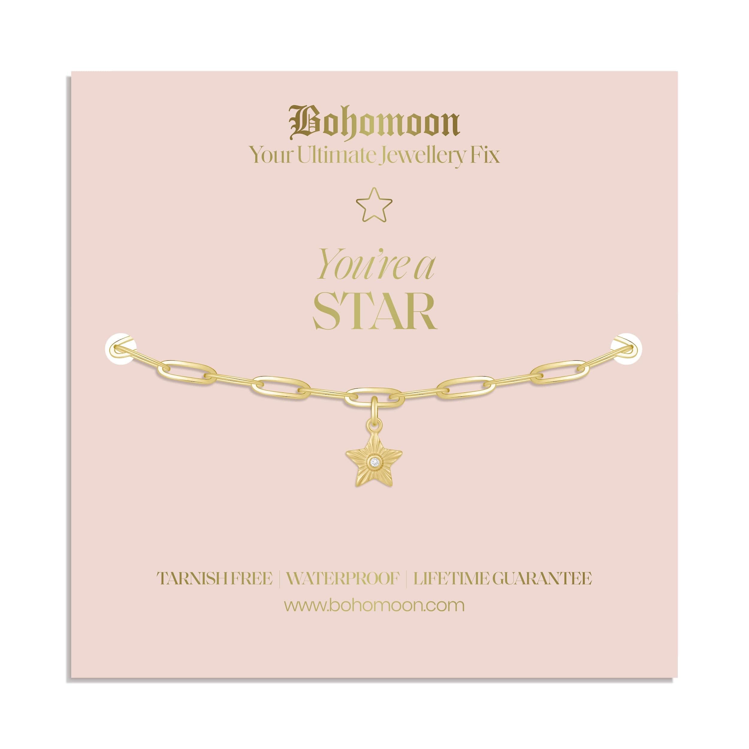 Bohomoon Stainless Steel You're A Star Bracelet