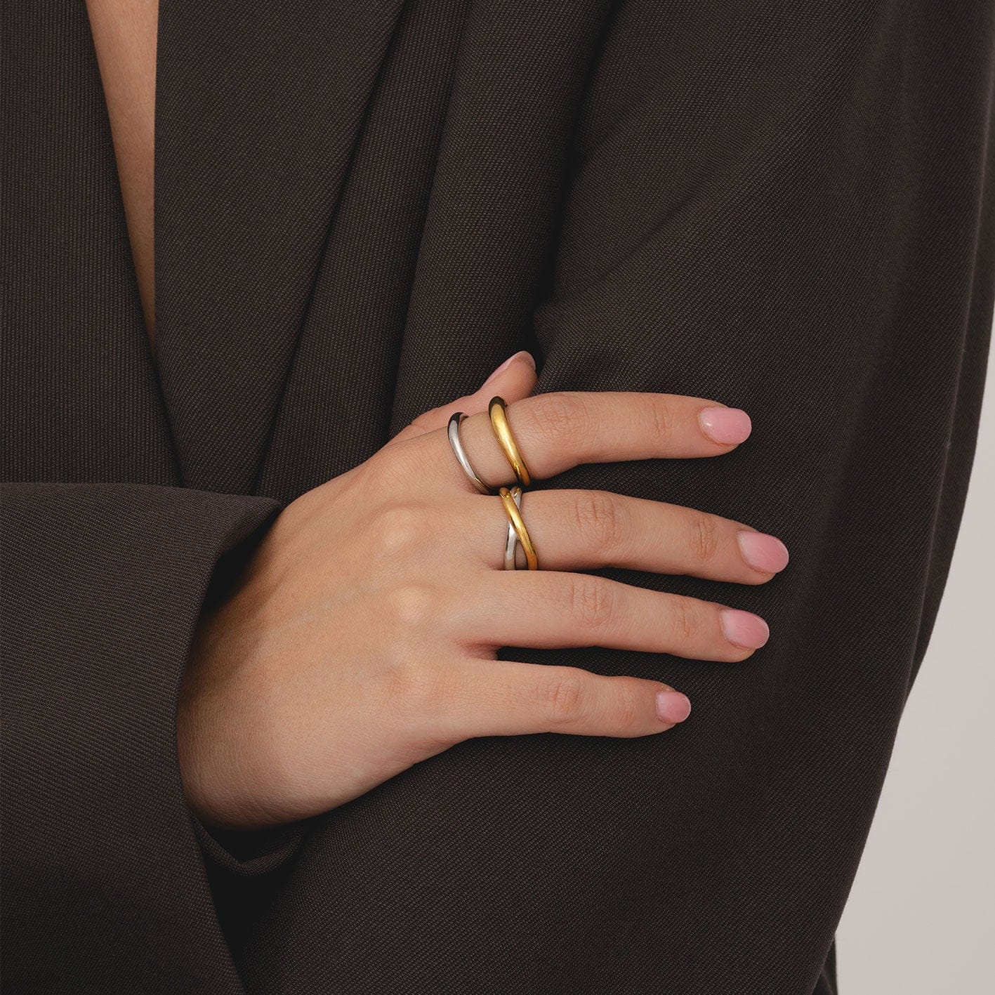 Bohomoon Stainless Steel Zest Ring