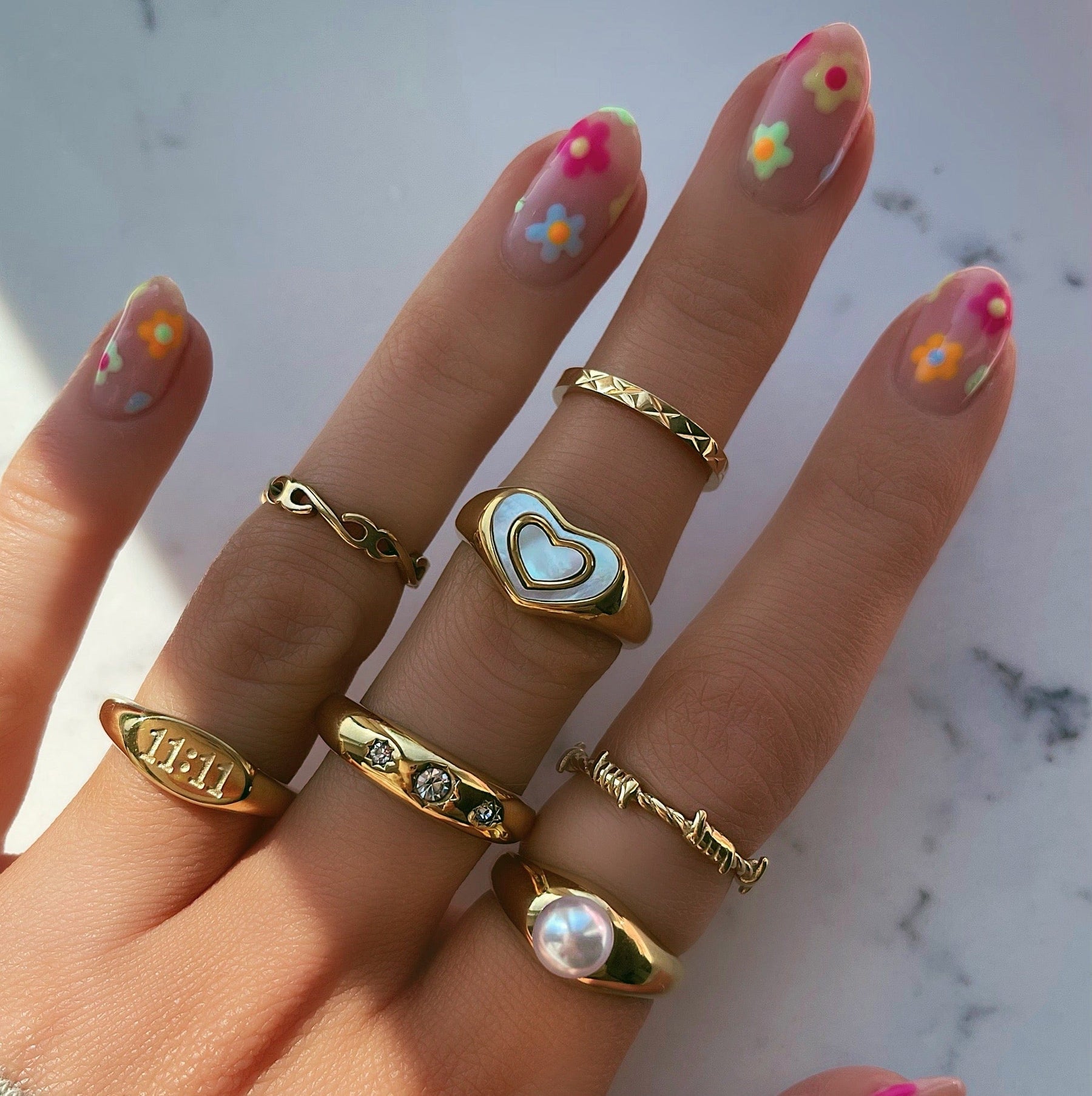 BohoMoon Stainless Steel Zuri Ring