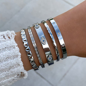 BohoMoon Stainless Steel Carefree Eye Bracelet