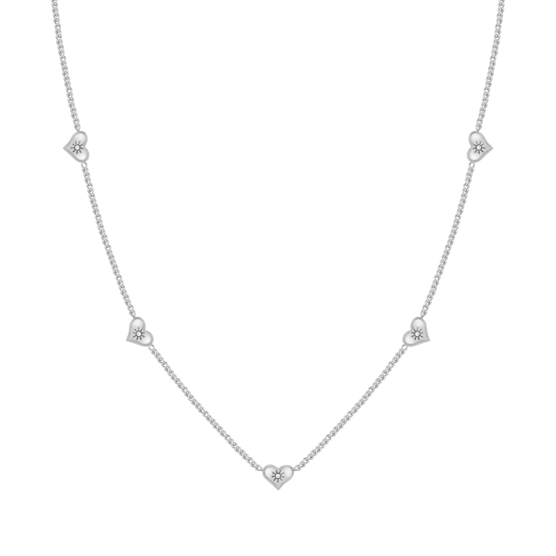 Bohomoon Stainless Steel Clara Heart Necklace