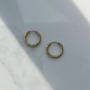 Bohomoon Stainless Steel Geneva Hoop Earrings