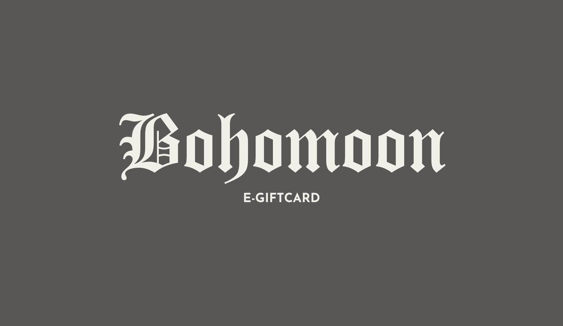 Bohomoon Stainless Steel Gift Card