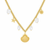 Bohomoon Stainless Steel Lennie Pearl Necklace