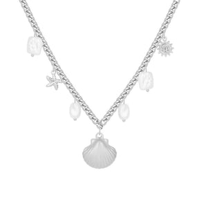 Bohomoon Stainless Steel Lennie Pearl Necklace