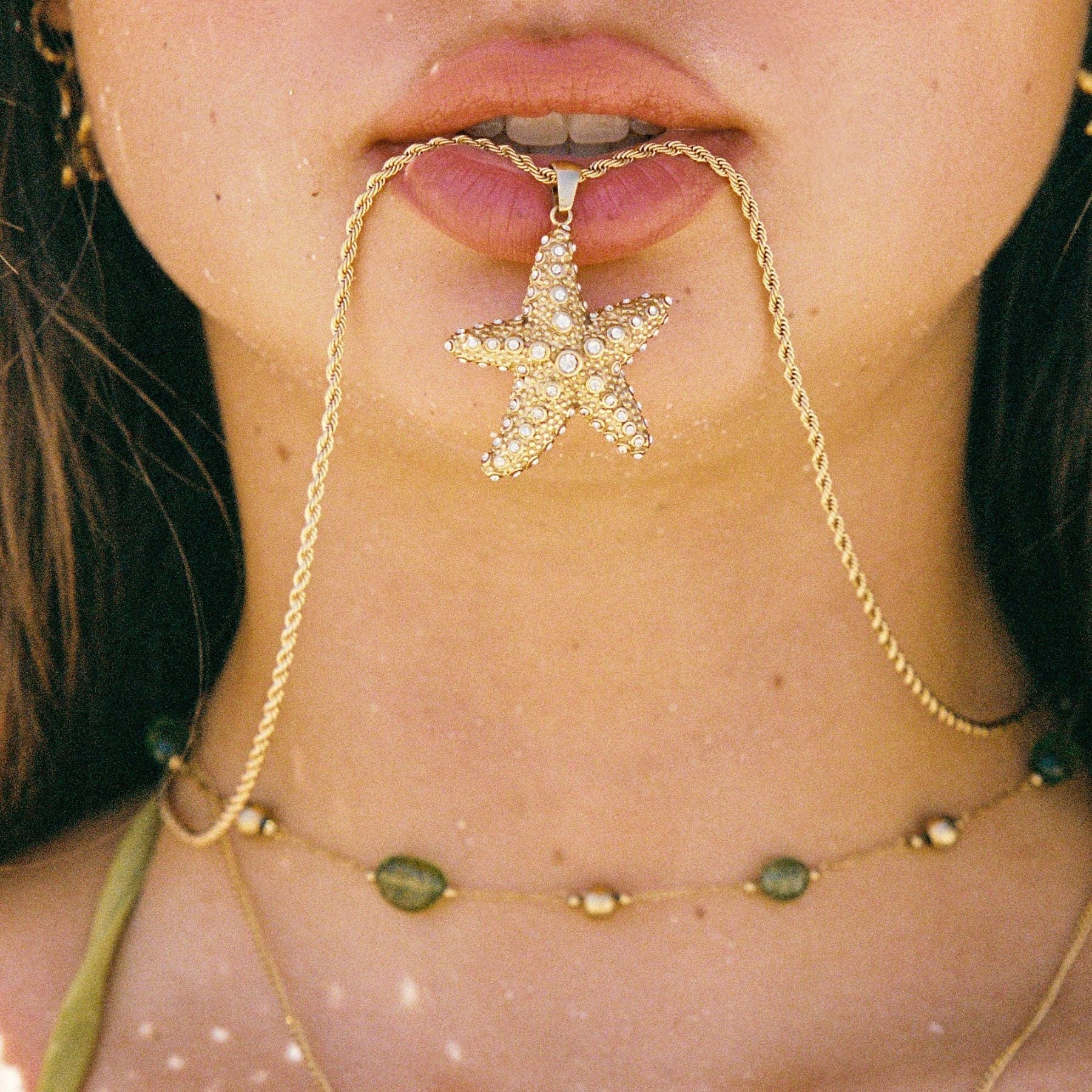 Bohomoon Stainless Steel Marine Starfish Necklace