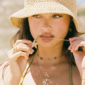 Bohomoon Stainless Steel Marine Starfish Necklace