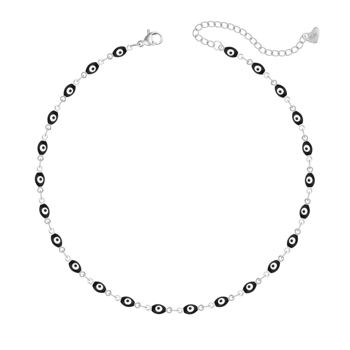 Bohomoon Stainless Steel Nazar Evil Eye Choker