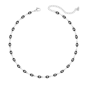 Bohomoon Stainless Steel Nazar Evil Eye Choker