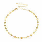 BohoMoon Stainless Steel Poppi Choker Chain Gold