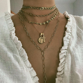 BohoMoon Stainless Steel Poppi Choker Chain