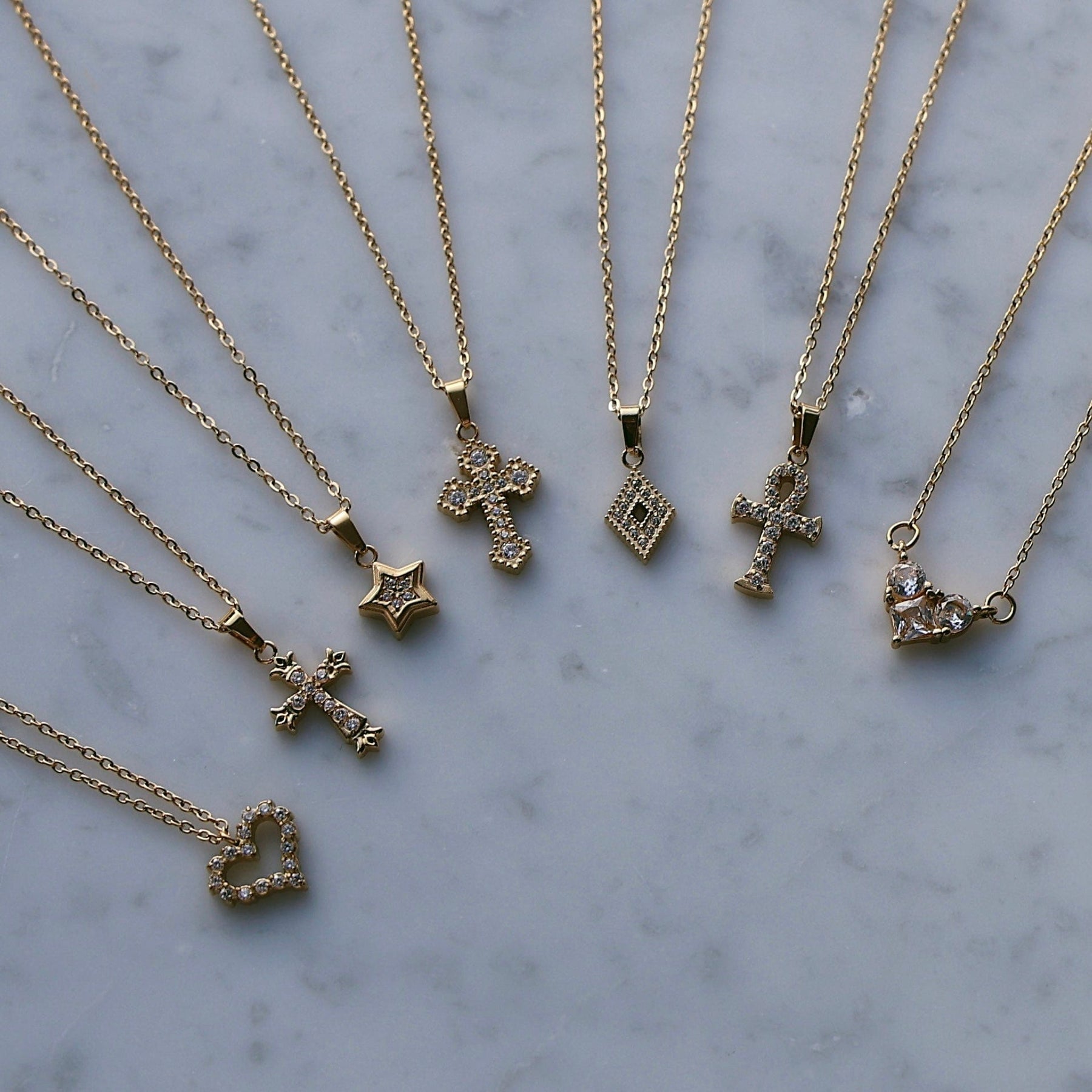 BohoMoon Stainless Steel Essie Necklace Gold