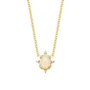 Bohomoon Stainless Steel Amora Opal Necklace