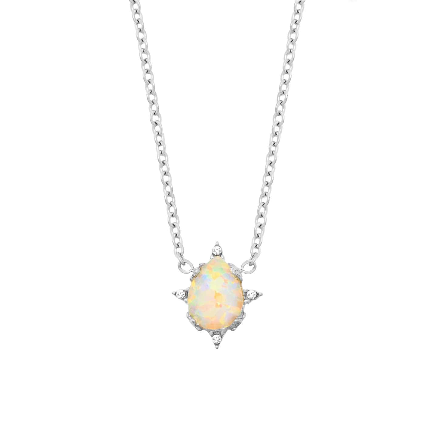 Bohomoon Stainless Steel Amora Opal Necklace