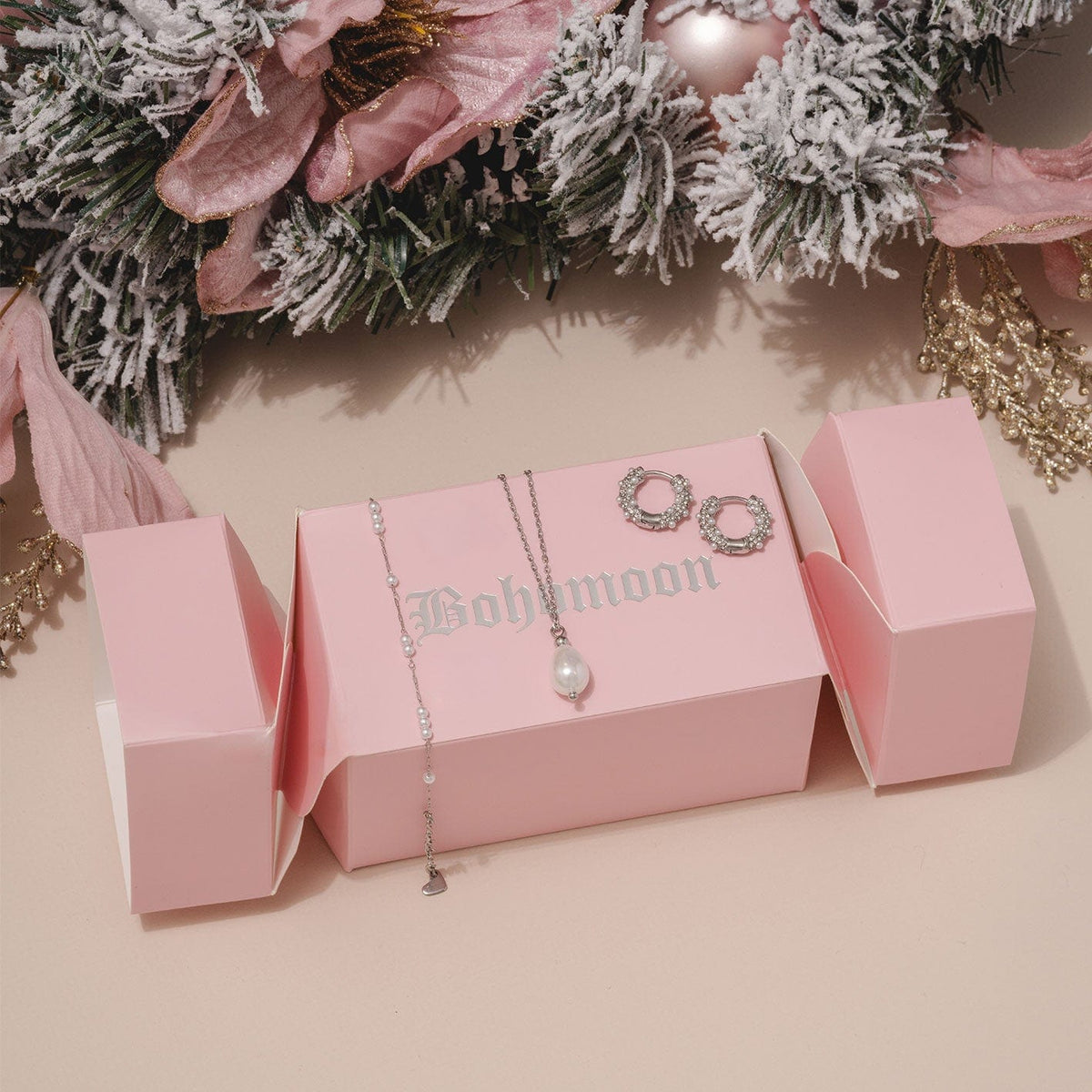 Bohomoon Stainless Steel Pearl Cracker Bundle - Silver