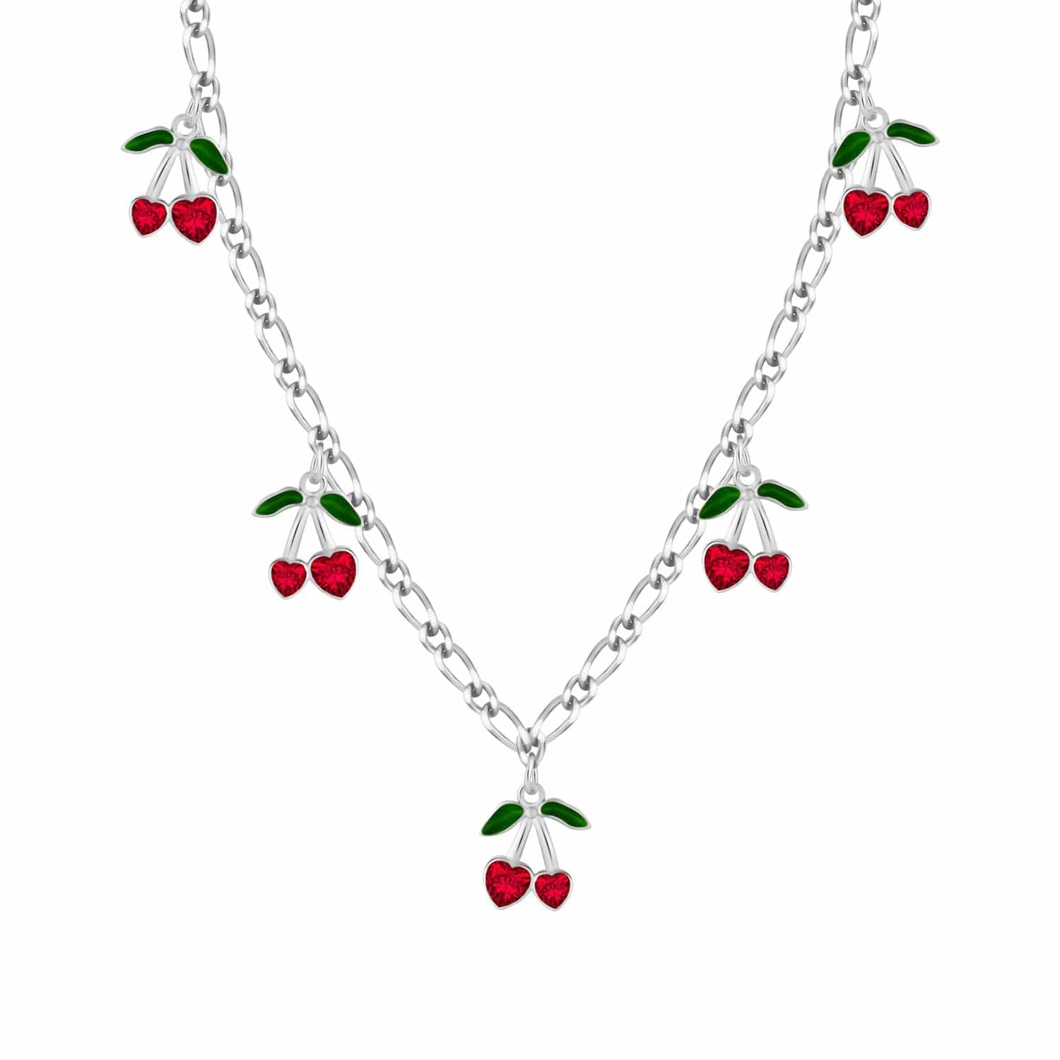 Bohomoon Stainless Steel Rouge Cherry Necklace