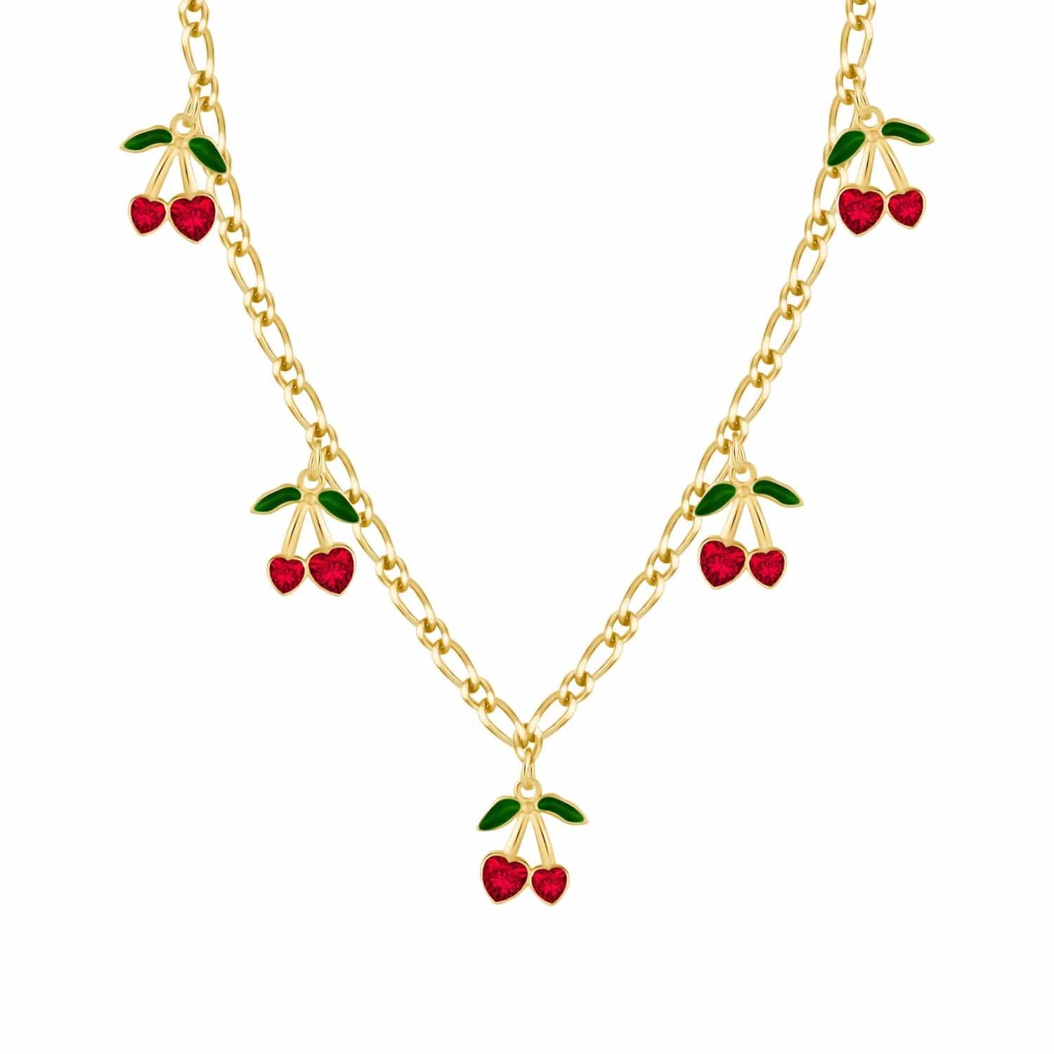 Bohomoon Stainless Steel Rouge Cherry Necklace