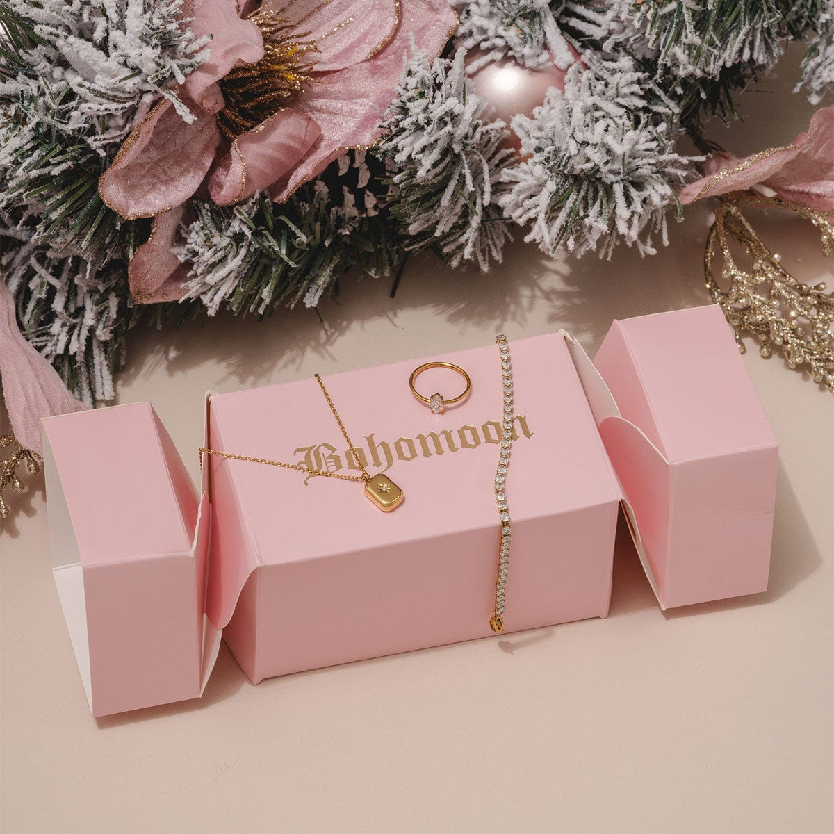 Bohomoon Stainless Steel Sparkle Cracker Bundle - Gold