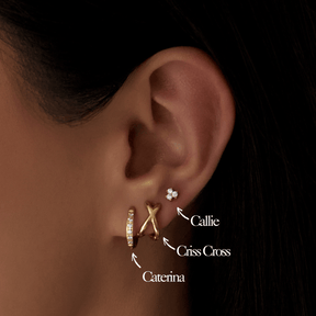 Bohomoon Stainless Steel Sparkle Earring Set