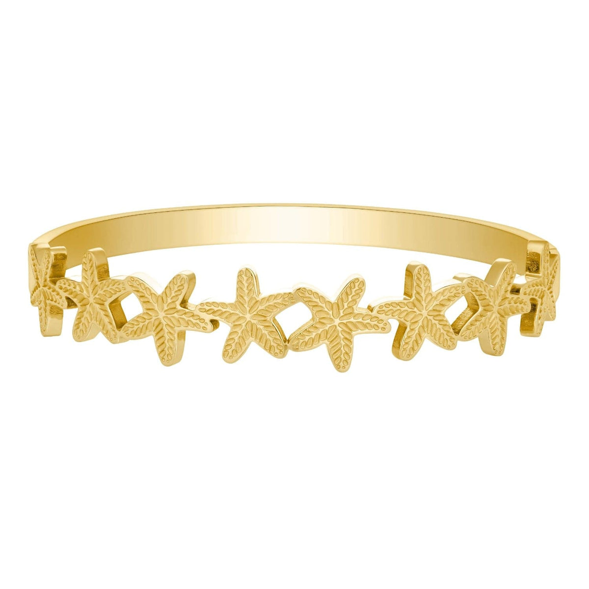 Bohomoon Stainless Steel Starfish Bangle