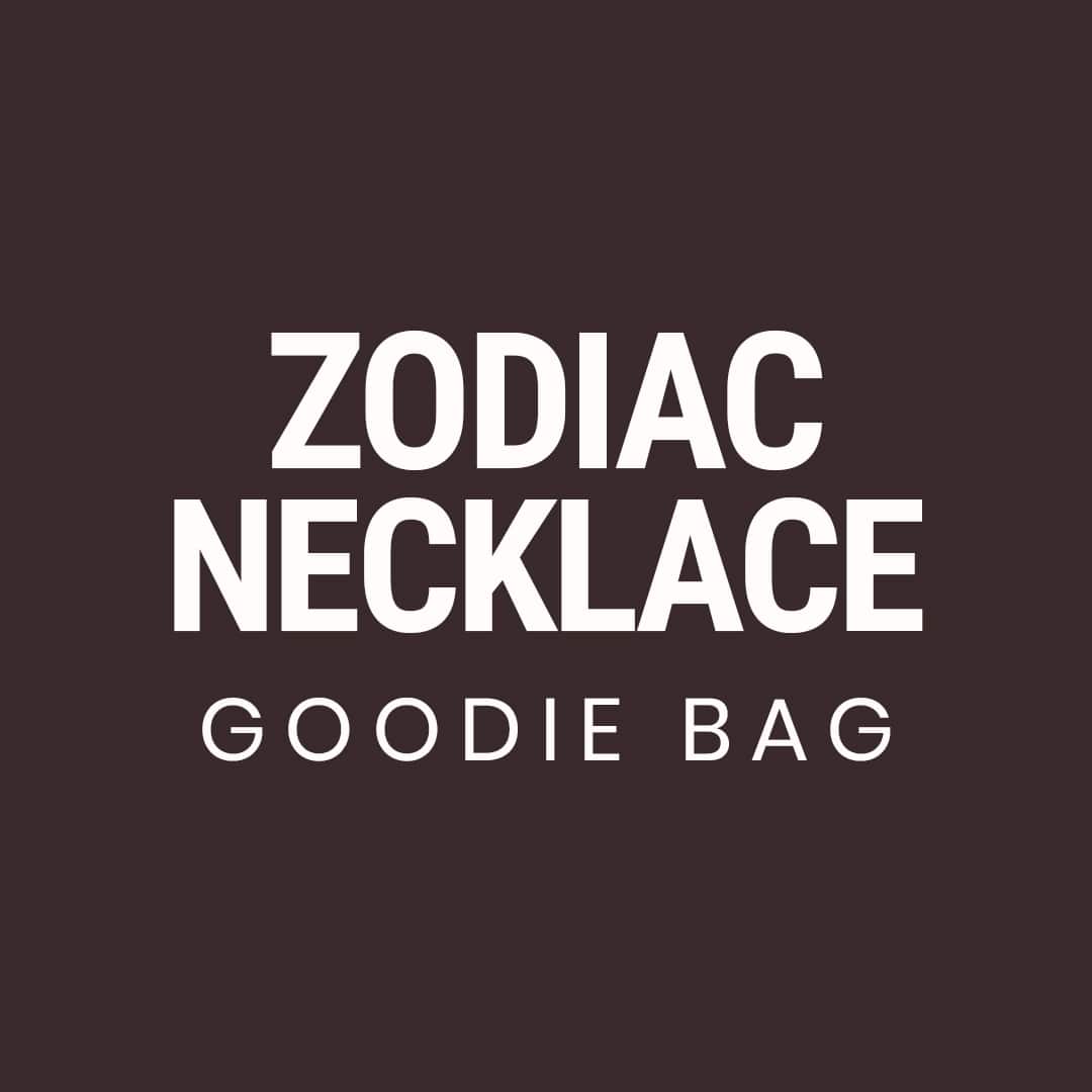 Zodiac Necklace Goodie Bag